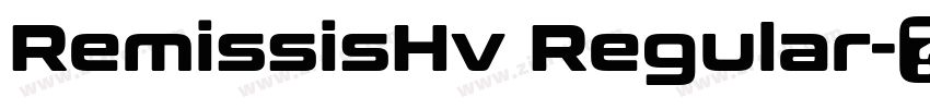 RemissisHv Regular字体转换